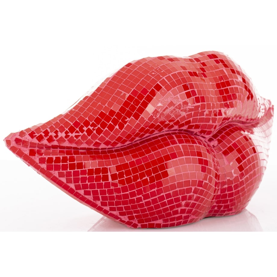 Dekoracja - czerwone USTA 13,5x28x9 cm small