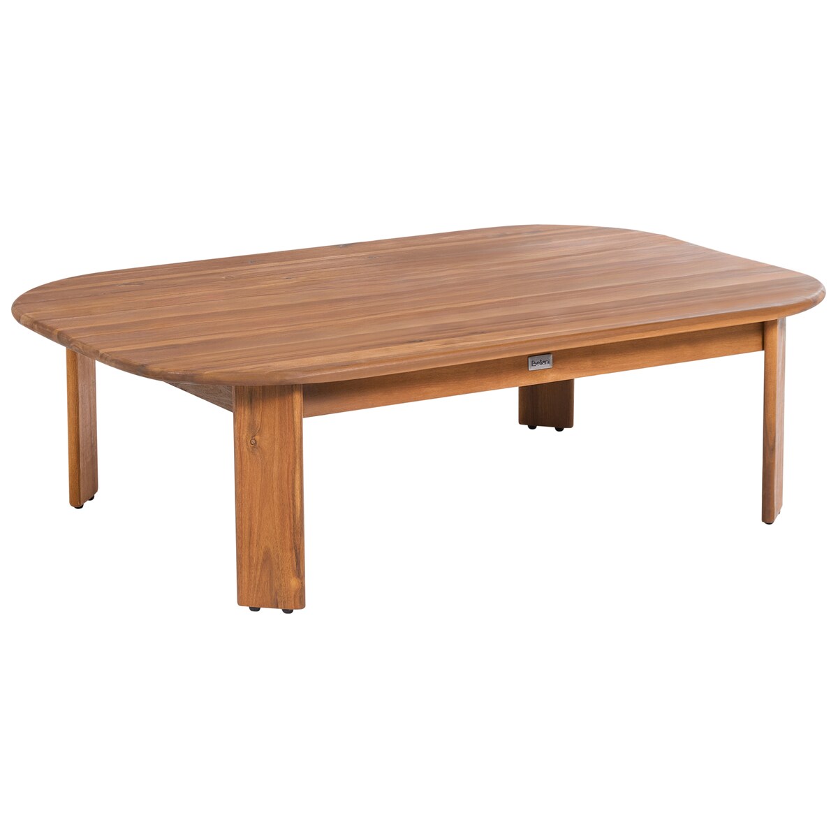 Stolik kawowy ogrodowy TALSANO 120 cm 80 cm Drewno akacjowe Brązowy