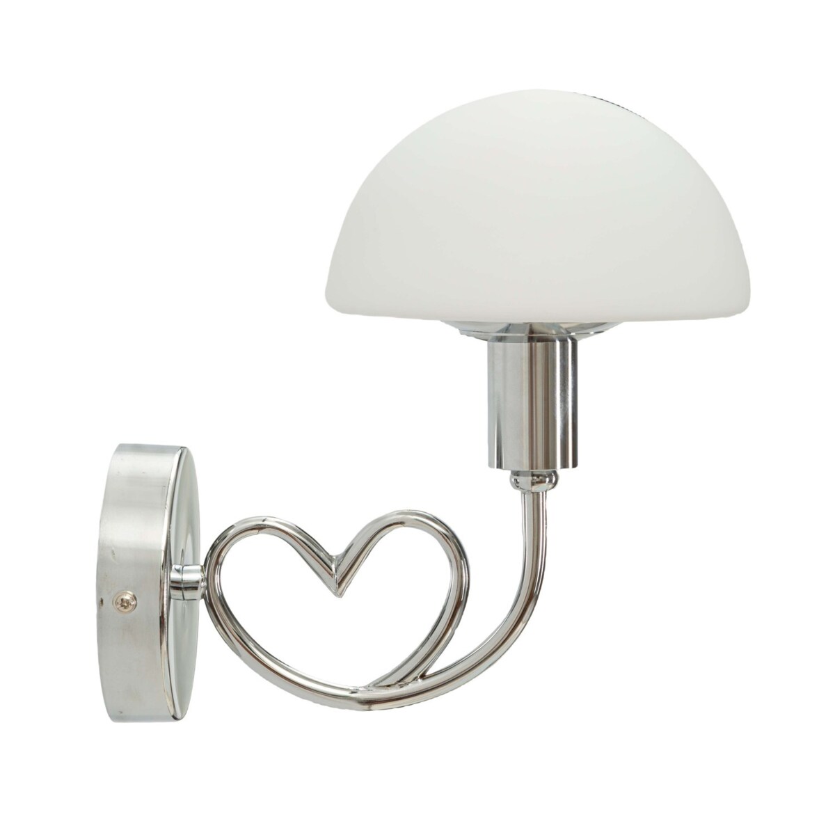 Kinkiet lampa ścienna 23x15x22 cm BELLO srebrny