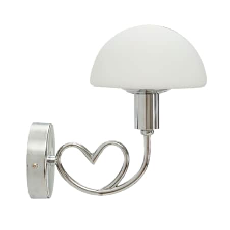 Kinkiet lampa ścienna 23x15x22 cm BELLO srebrny
