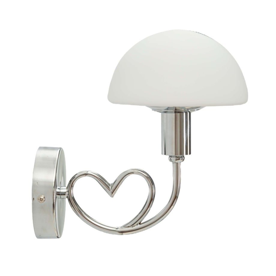 Kinkiet lampa ścienna 23x15x22 cm BELLO srebrny