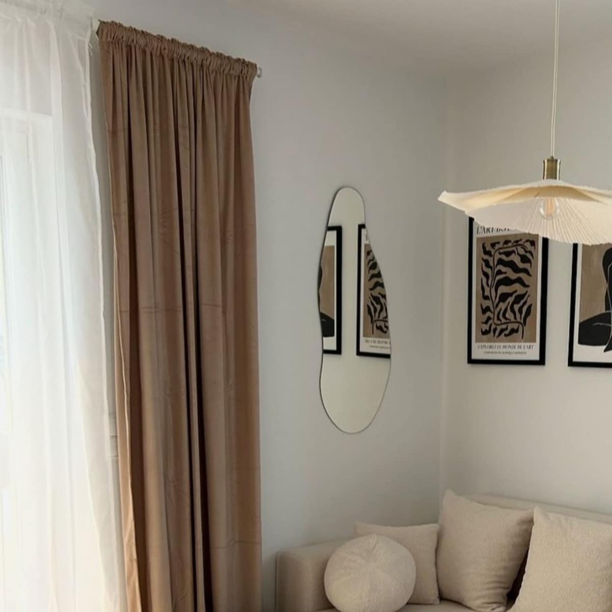 Zasłony gotowe na taśmie welurowe 140x250 beżowa