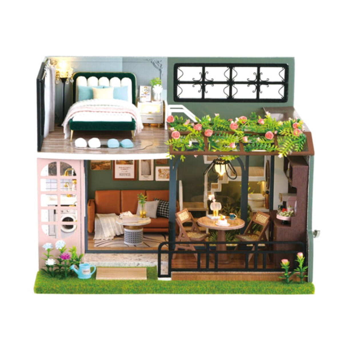 Miniaturowy domek - Zielone wzgórze Ani