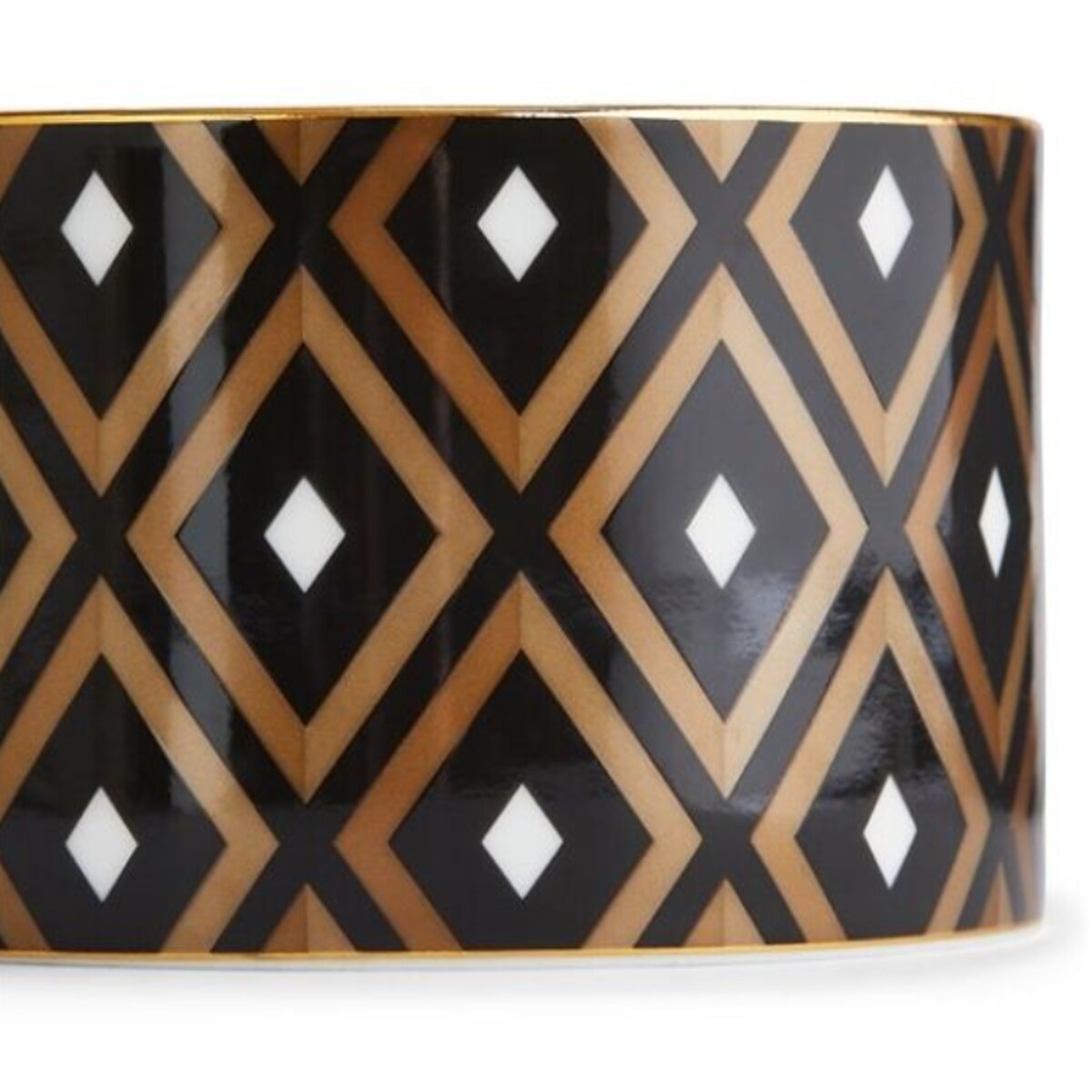 Filiżanka ze spodkiem do herbaty Geometric Gio Gold Wedgwood