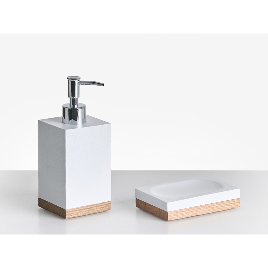 Zestaw akcesoriów łazienkowych 5 elementów TAPICHE Biały