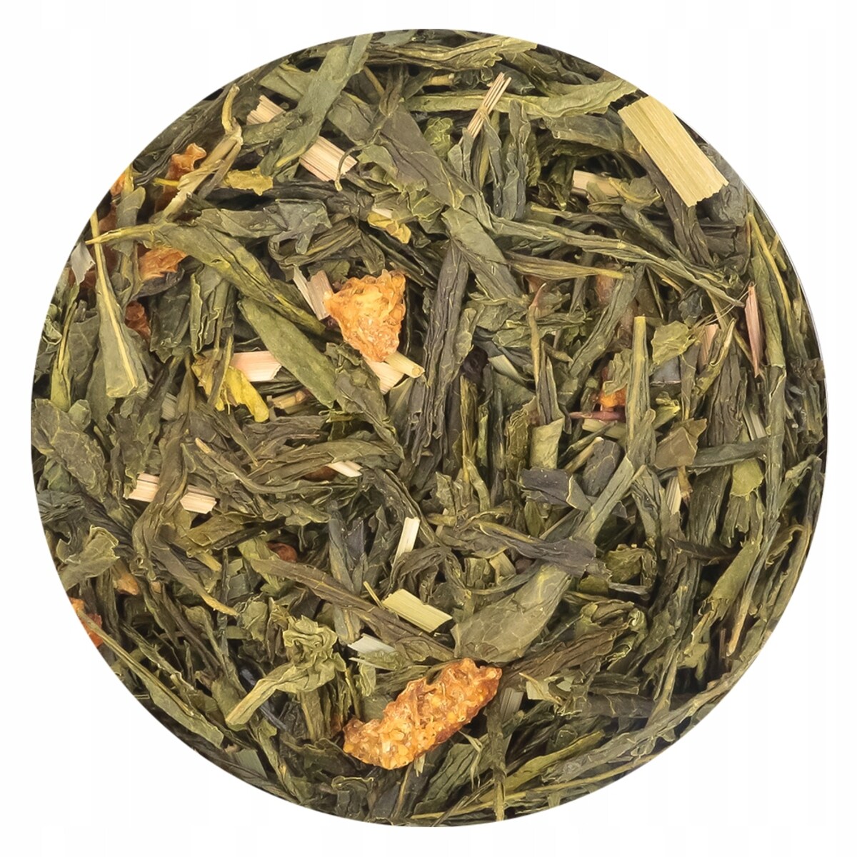 Herbata zielona sypana SENCHA LEMON o smaku cytrynowym PREMIUM Cup&You - herbata liściasta sypana mieszanka napar susz - gotowa na prezent upominek