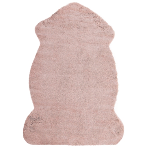 Dywan imitacja futra królika różowy UNDARA