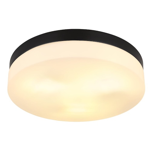 Plafon zewnętrzny Globo VRANOS 32113B czarny mat IP44, 3xE27