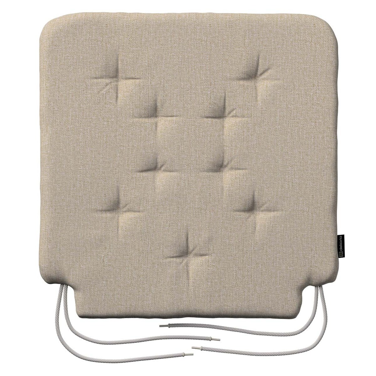 Poduszka na krzesło Olek, jasny beż, 42 x 41 x 3,5 cm, Edinburgh