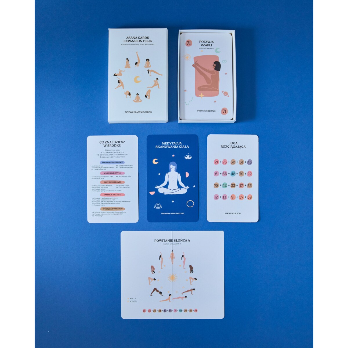 Asana Cards Rozszerzenie - karty do jogi