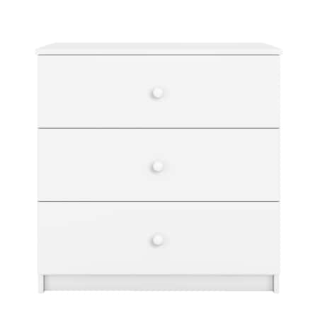 Komoda babydreams biała bez wzoru