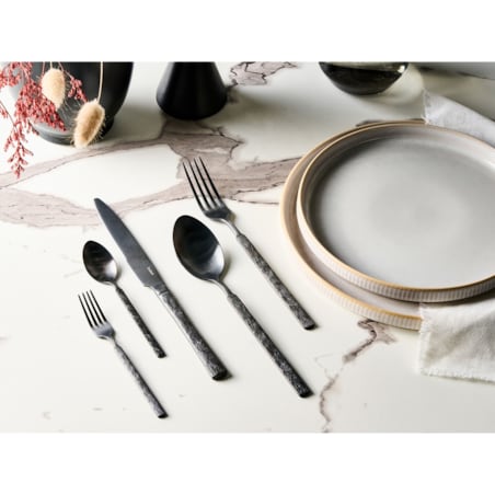 Zestaw sztućców 30 elementów BIGOLI Czarny