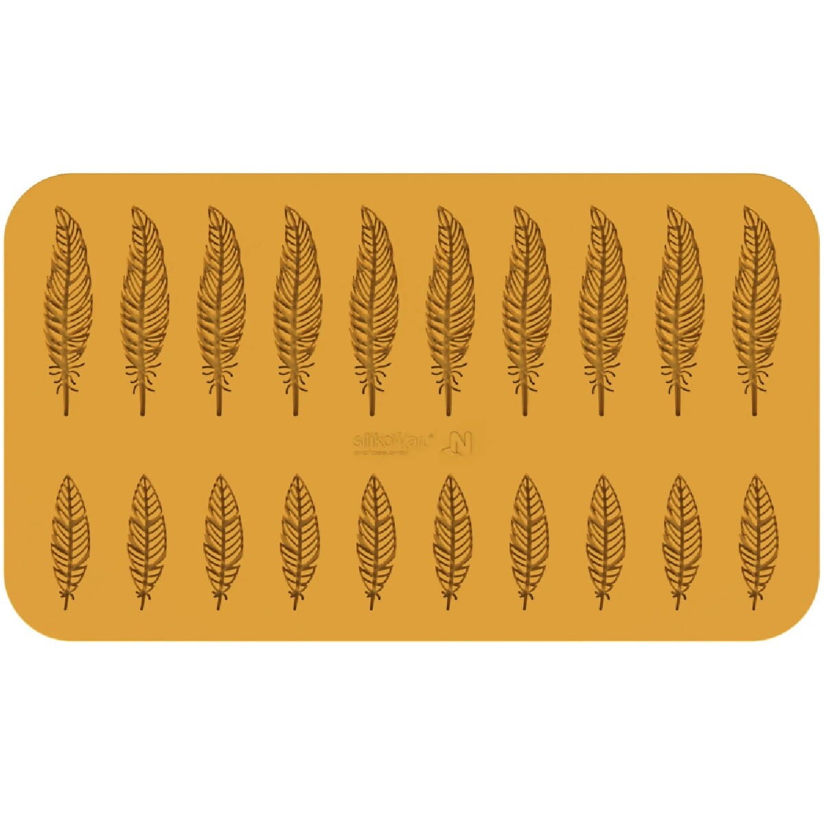 Forma silikonowa w kształcie piór do haute cuisine