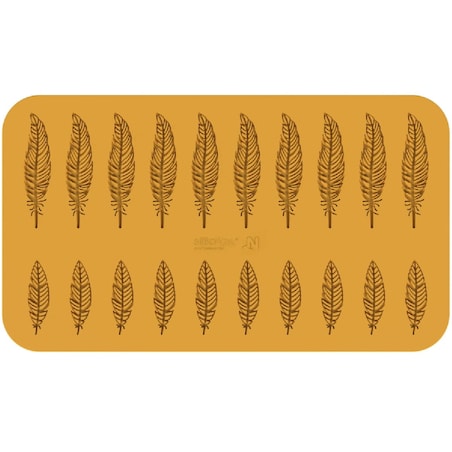 Forma silikonowa w kształcie piór do haute cuisine