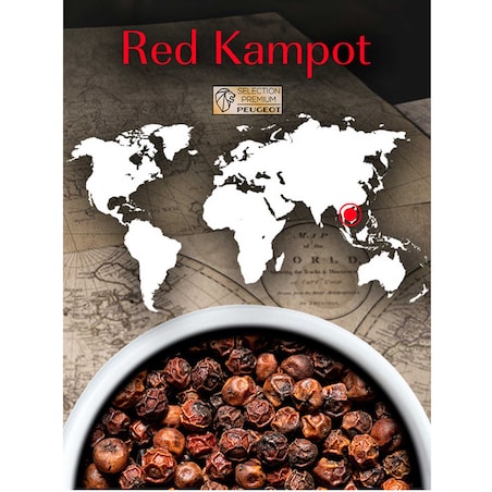 KAMPOT Pieprz czerwony Kambodża 60 g / PEUGEOT