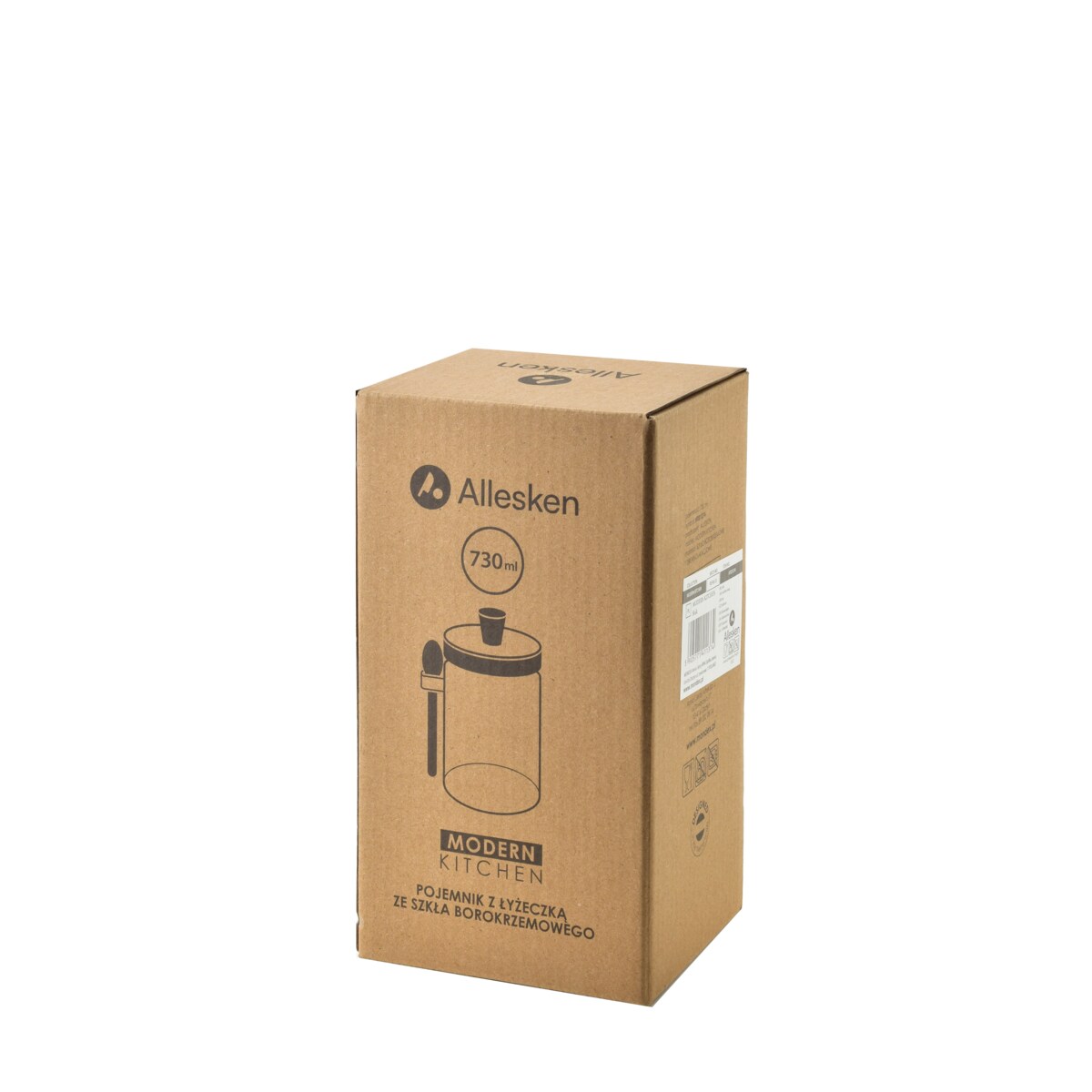 MODERN KITCHEN Słoik z łyżką730ml