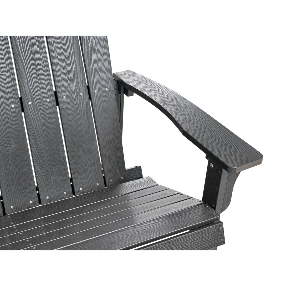 Ławka ogrodowa ADIRONDACK 125 cm Ciemnoszary