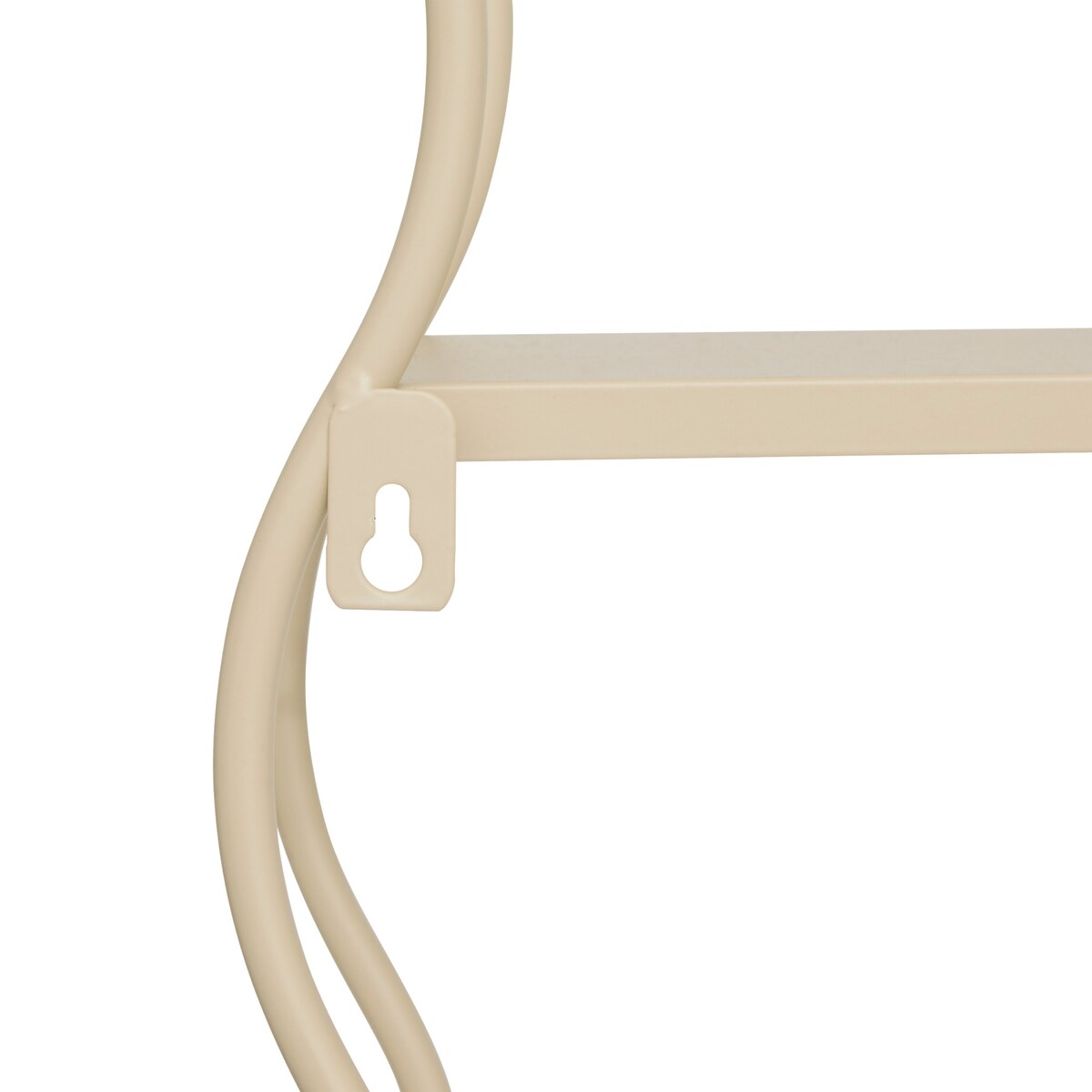 Półka dekoracyjna na ścianę JUDY, fala, 40 x 12 x 58 cm