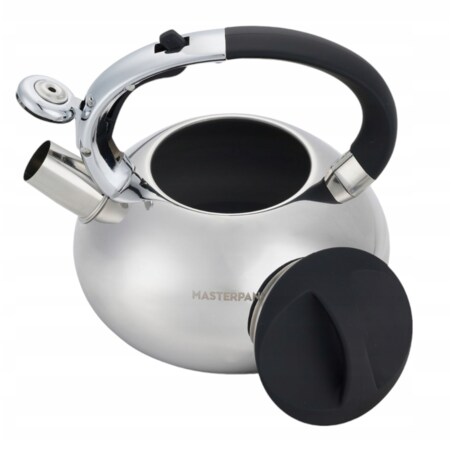 Czajnik Z Gwizdkiem Mały Solidny Stal Nierdzewna 2L Na Indukcję Gaz