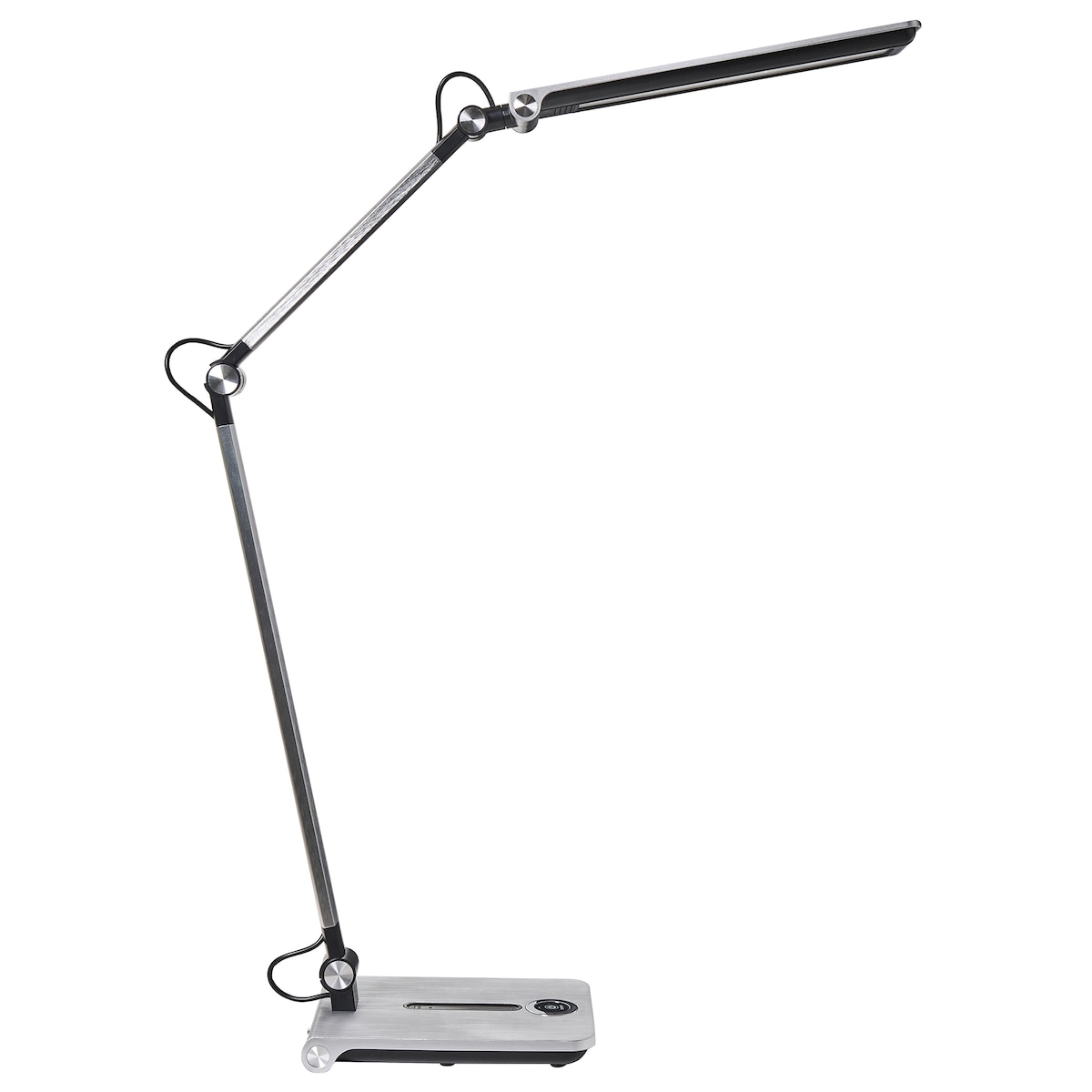 Lampa biurkowa LED AQUILA Ze ściemniaczem Srebrny