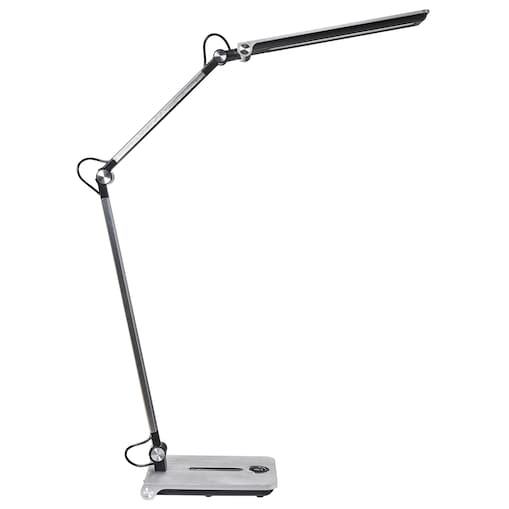 Lampa biurkowa LED AQUILA Ze ściemniaczem Srebrny