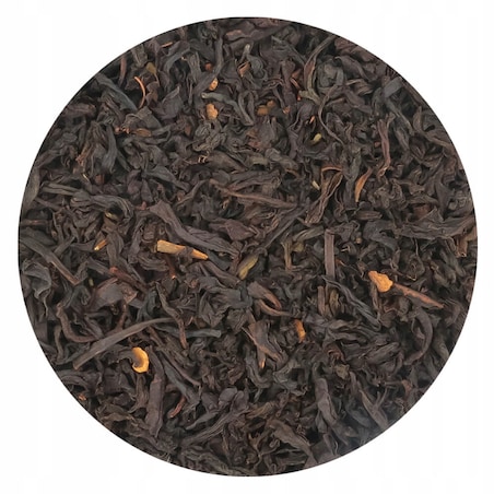 Herbata czarna sypana CYNAMONOWA o smaku rozgrzewającego cynamonu PREMIUM - herbata liściasta sypana mieszanka napar susz - gotowa na prezent upominek