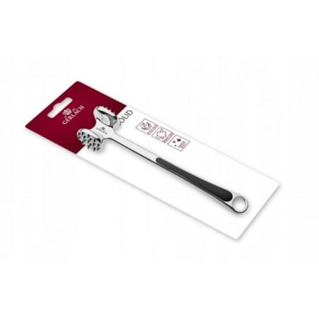 Gerlach Solid Tłuczek metalowy do mięsa Ciężki Dwustronny Ząbki młotek