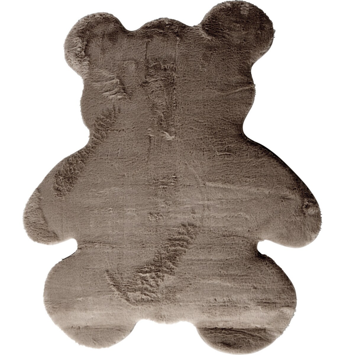 Dywan dziecięcy miś z imitacji futra BJÖRN, 100 x 85 cm