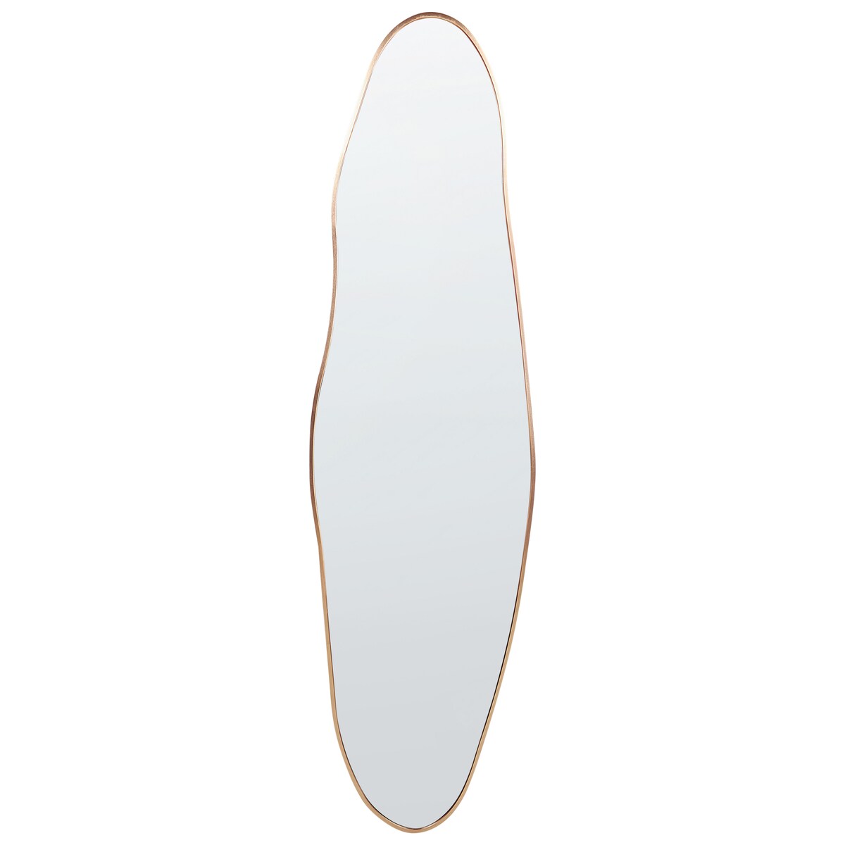 Lustro ścienne SALINS 47 cm 160 cm Metal Złoty