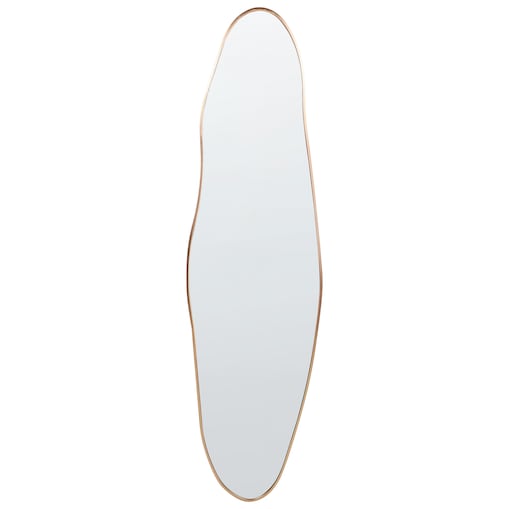Lustro ścienne SALINS 47 cm 160 cm Metal Złoty