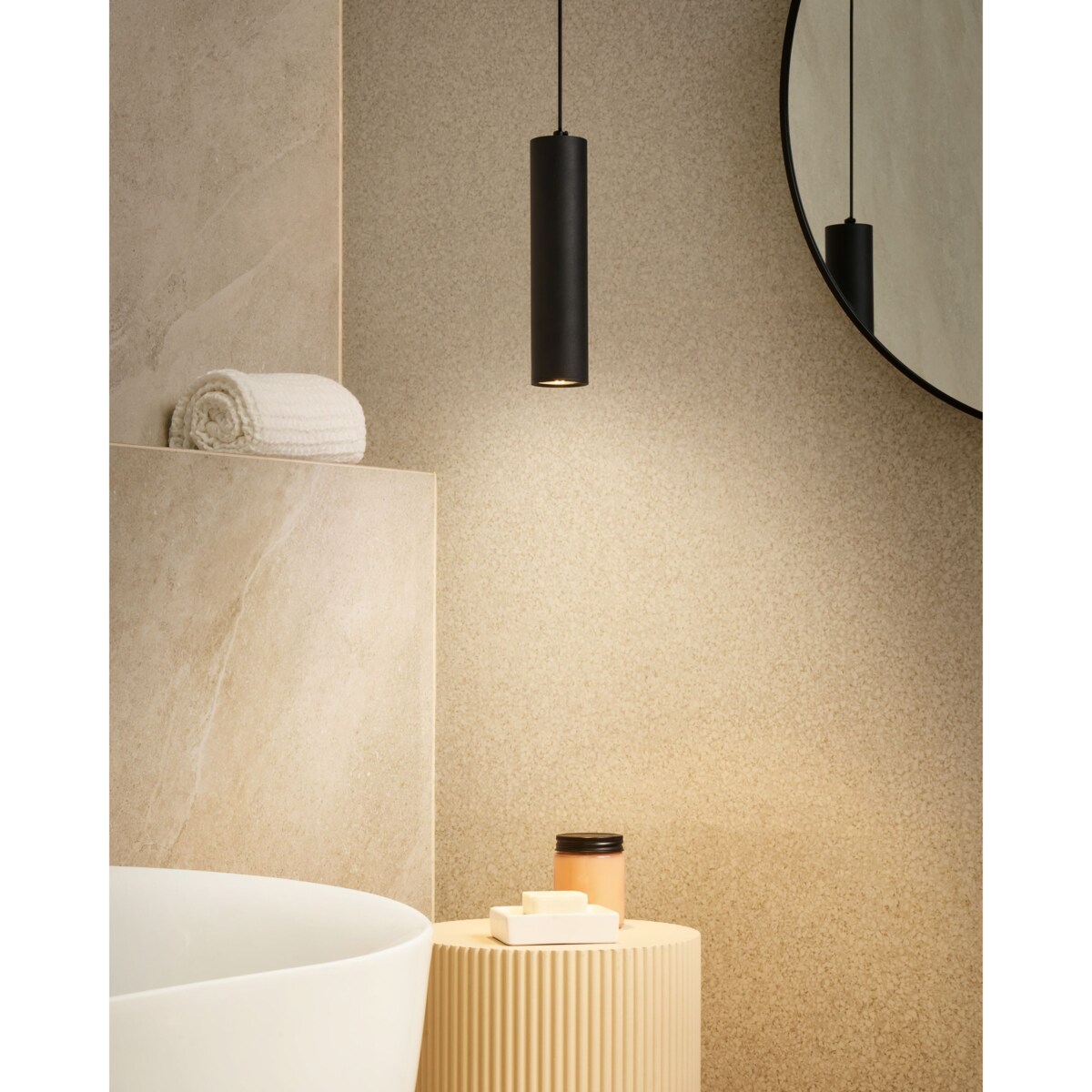 Lampa wisząca LED DEVESA Metal Czarny