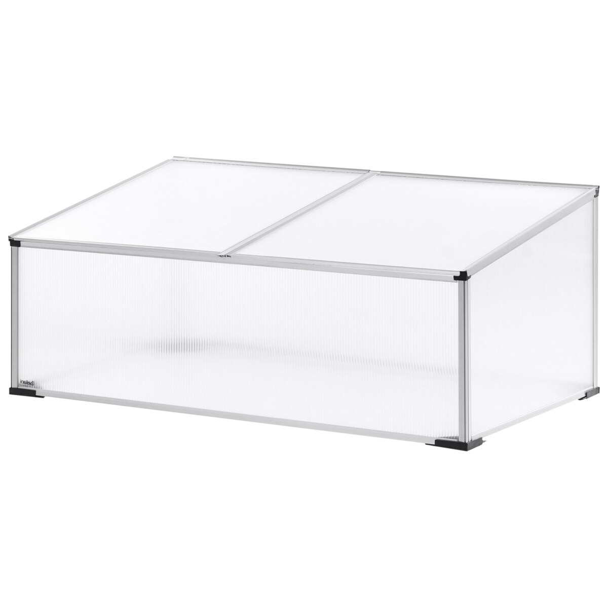 Szklarnia ogrodowa SERIFOS Srebrny 61 cm