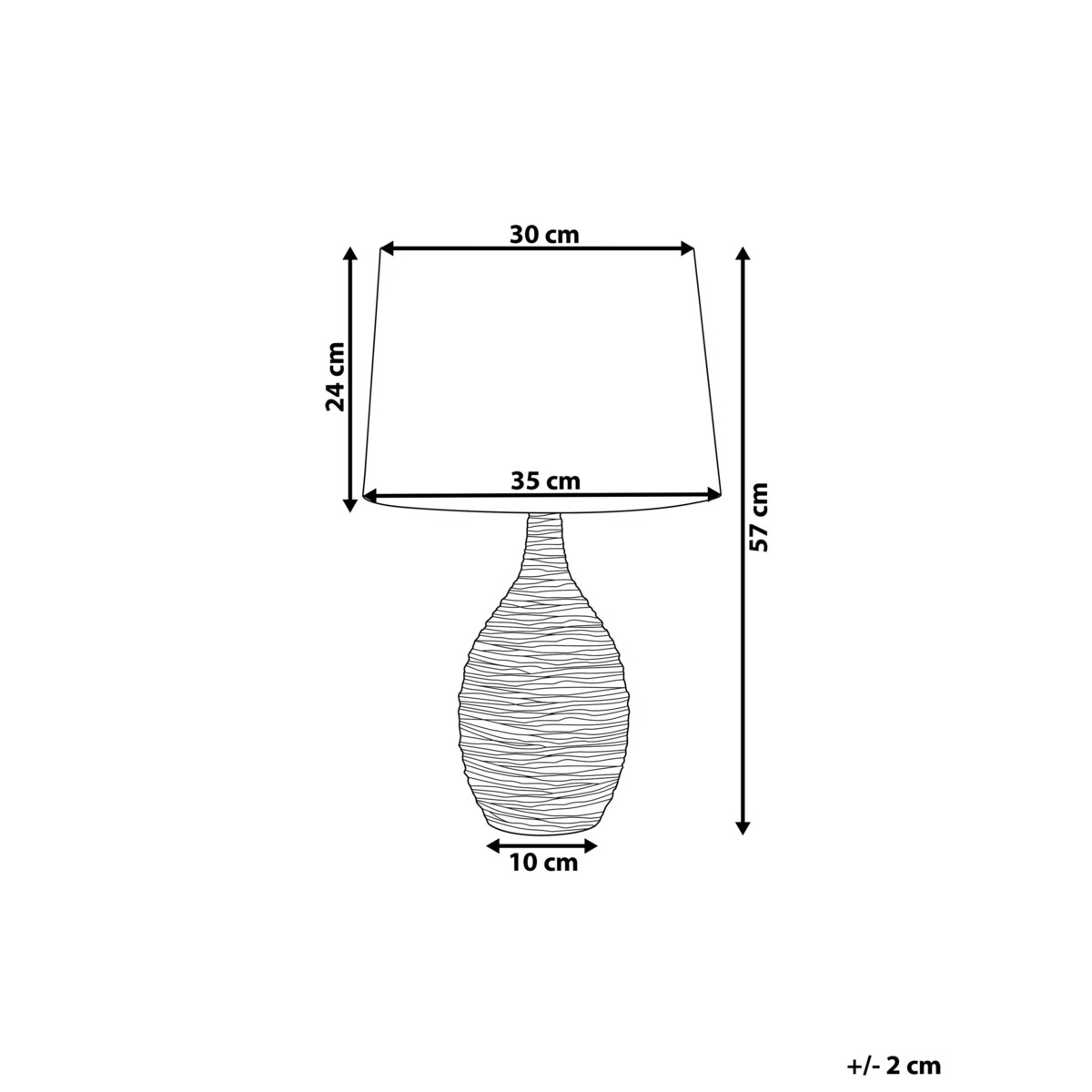Lampka nocna ceramiczna zielona ATSAS