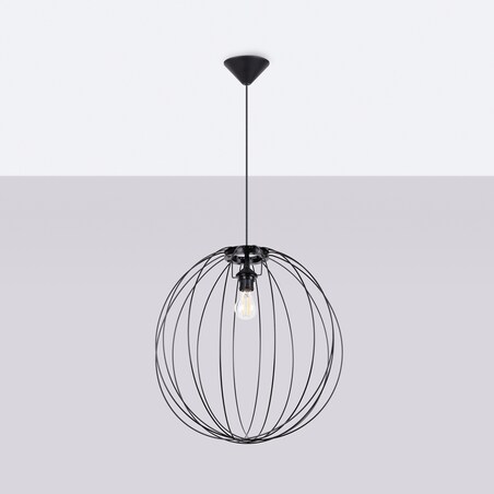 Lampa wisząca ZIRO czarna