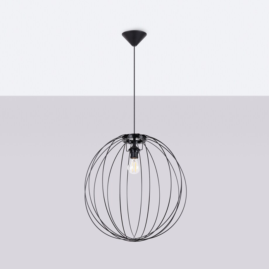 Lampa wisząca ZIRO czarna