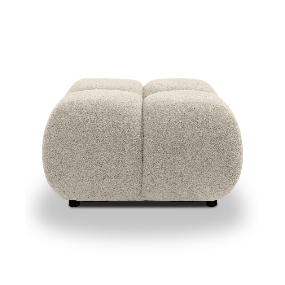 Pufa poczwórna PALIA - II bouclé 43,5x72x72 beżowa