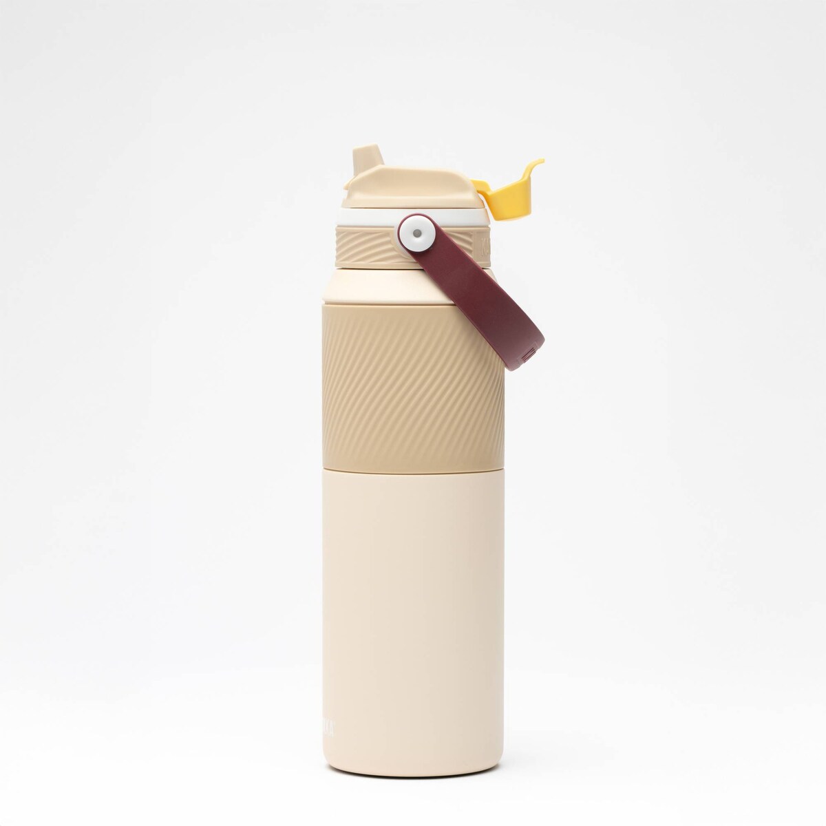 Butelka termiczna na wodę termos ze słomką Dupla Insulated 1000ml - Desert Sand