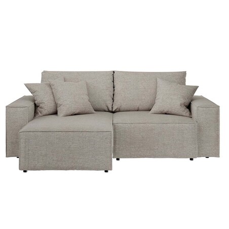 Melow Sofa narożna - jasnoszara