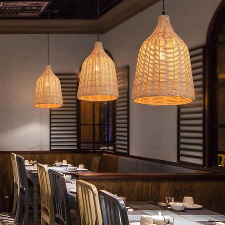 Lampa wisząca pleciona Boho Natural APP1546-1CP