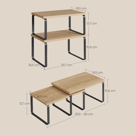 ZESTAW PÓŁEK KUCHENNYCH – 2 sztuki SONOMA