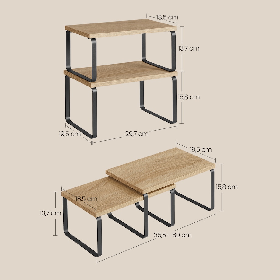 ZESTAW PÓŁEK KUCHENNYCH – 2 sztuki SONOMA