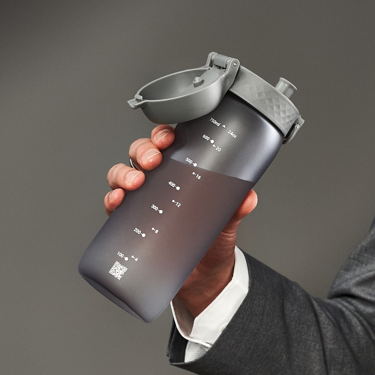 Butelka ION8 BPA Free I8RF750GRY Grey