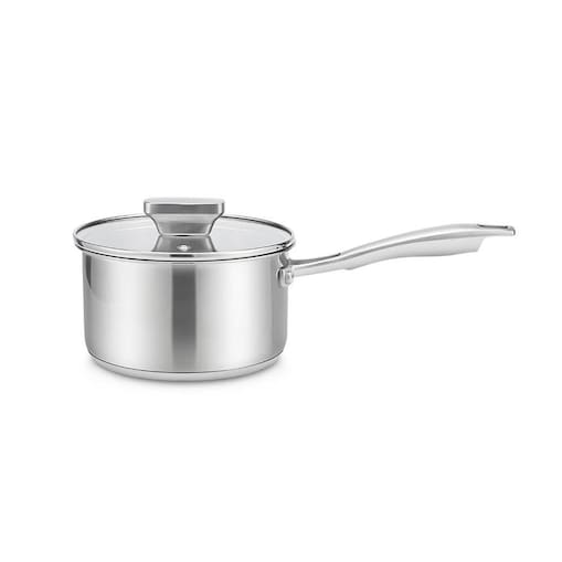 Rondel stalowy z pokrywką na indukcję gaz 16cm 1.7L MAESTRO