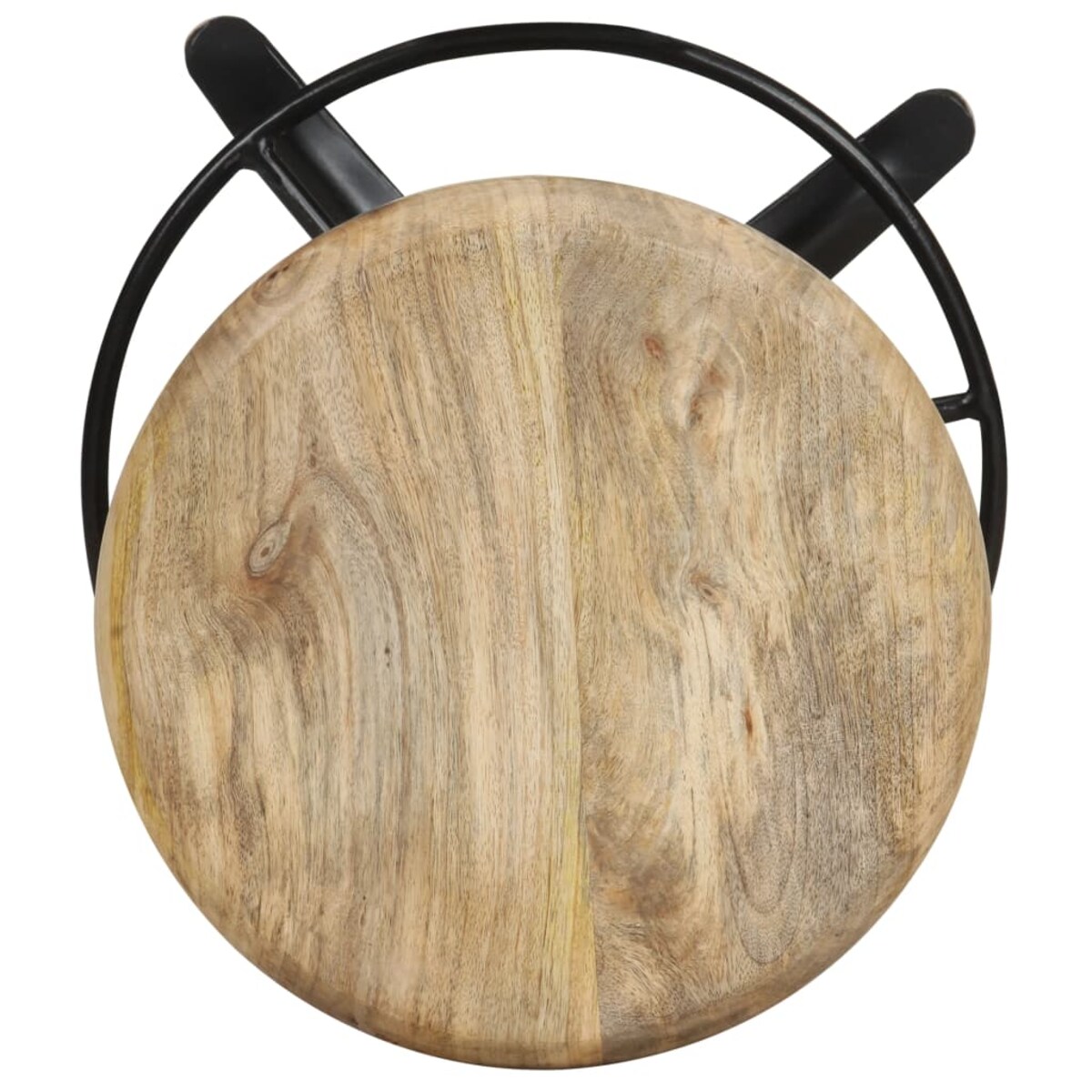 vidaXL Stołki barowe, 2 szt., 52 cm, lite drewno mango
