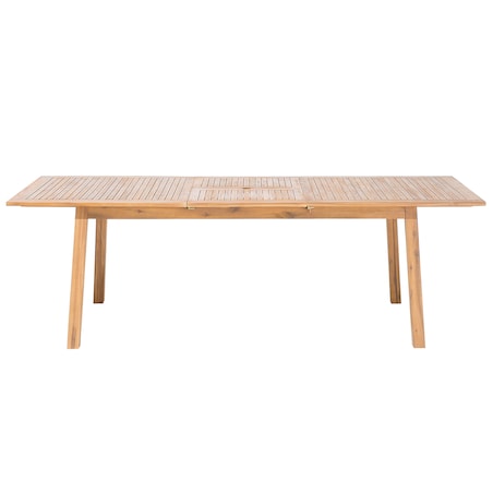 Stół ogrodowy rozkładany CESANA 180/240 cm 100 cm Drewno akacjowe Jasnobrązowy