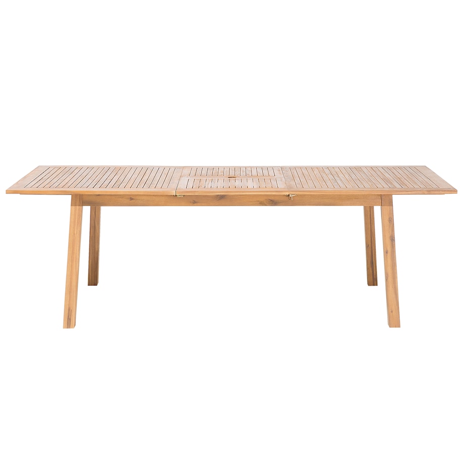 Stół ogrodowy rozkładany CESANA 180/240 cm 100 cm Drewno akacjowe Jasnobrązowy