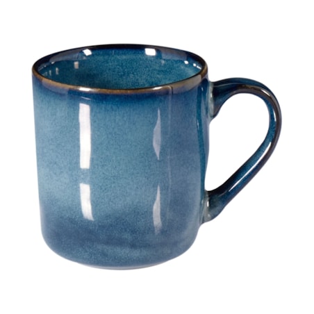 Zastawa stołowa 16-częściowa HAWTHORN Kamionka Niebieski