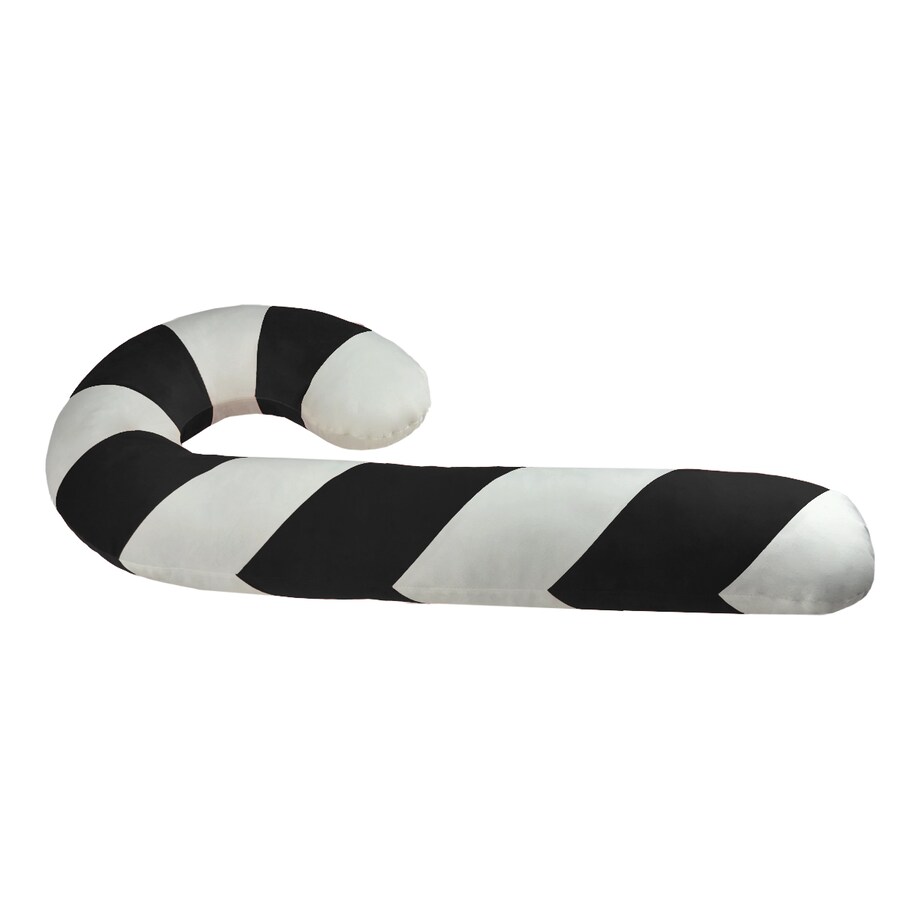 Poduszka XMAS wzór XM19 | Czarna laska cukrowa XXL