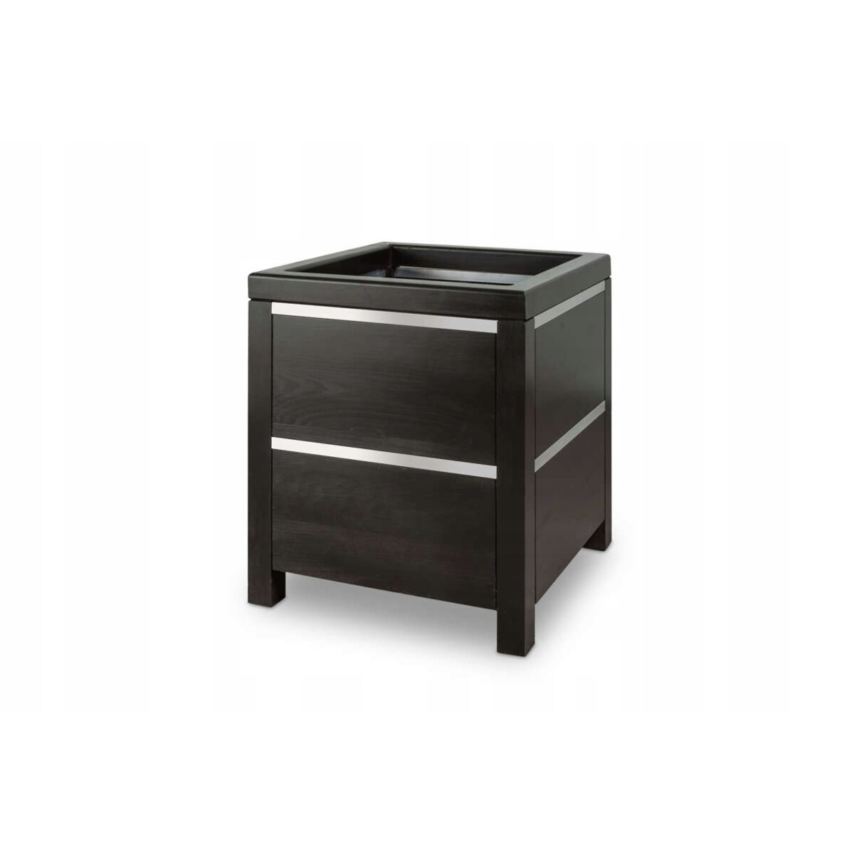 Drewniana donica ogrodowa kolor wenge 46 x 46 x 52