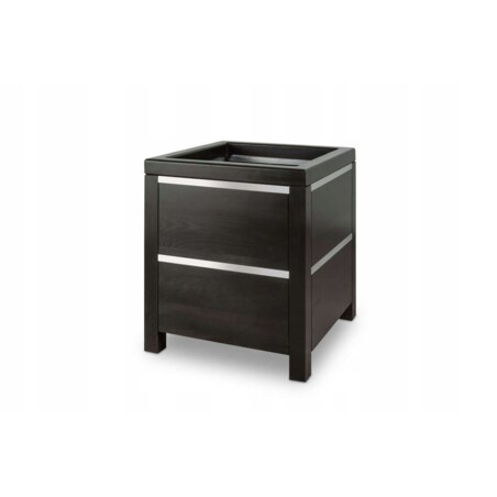 Drewniana donica ogrodowa kolor wenge 46 x 46 x 52